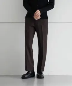 美品✨KAIKO カイコー ダークブラウン スラックス　日本製　サイズ2のサムネイル