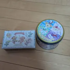 ディズニーダッフィー 空き缶 2点セット