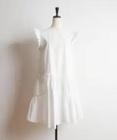 【高田麻紀子さんコラボ】ラウンドギャザーシャツワンピース　チュニックのサムネイル