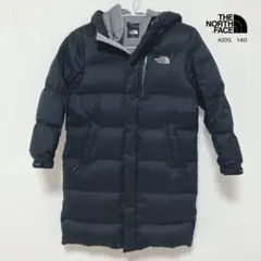 美品　ノースフェイス　ロングダウンジャケット　キッズ140 IFME ザ・ノース・フェイス キッズ ジュニア ダウンジャケット