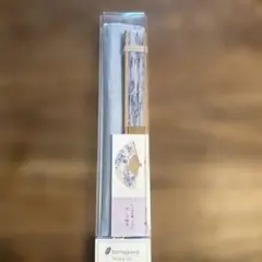【新品未使用】Tamagawa 水彩ローズ ブルー 扇子セット