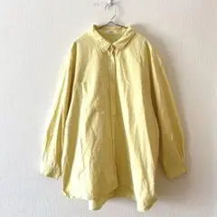 ☆【イディット】ボタンシャツ 綿100％ フルボタン 胸ポケット有 長袖 3L