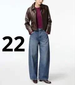 【ユニクロ】バギーカーブジーンズ【22インチ】