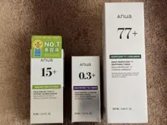 ANUA スキンケアセット 15+ 0.3+ 77+