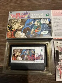 ファミコン ドラゴンクエストIV 箱 説明書付きEFC-D4 RPG