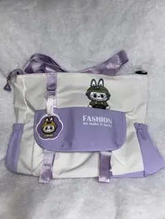 ラブブ　キャラクターグッズ　2wayショルダーバッグ　紫色