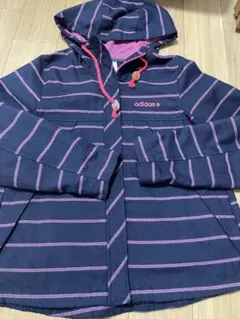 adidas アディダスネオ　 ネイビー×ピンク　 Ｓサイズ アウター