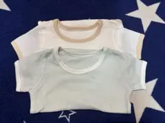 【美品】半袖ロンパース肌着 2点セット