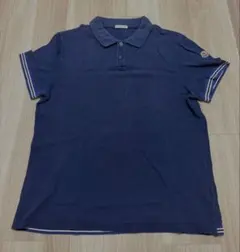 MONCLER モンクレール ポロシャツ ネイビー メンズ - メルカリ