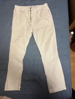 ホワイト スリムフィット デニムパンツ　GAP