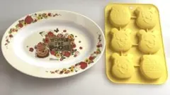 くまのプーさん　お皿　シリコン型セット