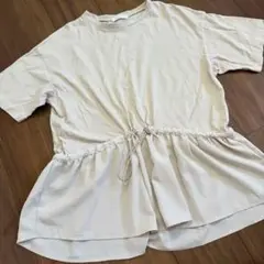 chocol raffine robe ドロスト 半袖 チュニック