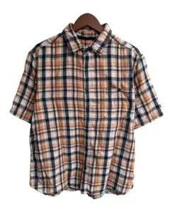 Mossimo Supply Co. 半袖チェックシャツ XL