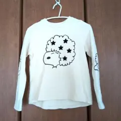 Hushush×PEANUTS キッズ 長袖 トレーナー 白 130cmのサムネイル