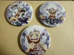 【麦わらストア限定】ワンピース 輩缶バッチ GEAR5 ルフィ ニカ 3種類