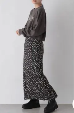 レオパード ロングスカート