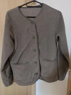 無印良品　ブラウン カーディガン Sサイズ　フリース