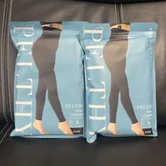 PELTHY RESET LEGGINGS Lサイズ ブラック 2個セット