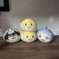 僕のヒーローアカデミア　おまんじゅうにぎにぎマスコット4点セット