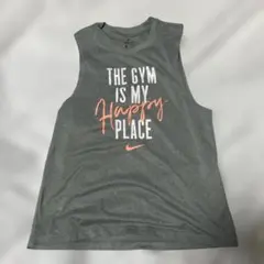 NIKE タンクトップ　グレー　トレーニングウェア　Sサイズ
