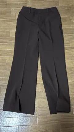 UNIQLO ユニクロ　スマートフレアパンツ　ブラウン　サイズS 使用頻度少なめ