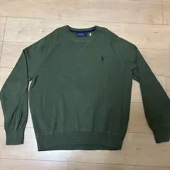 POLO RALPH LAUREN クルーネックニット オリーブ Lのサムネイル