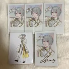 にじさんじ　6周年グッズ　チェキ風カード　弦月藤士郎　箔押し　ステッカー