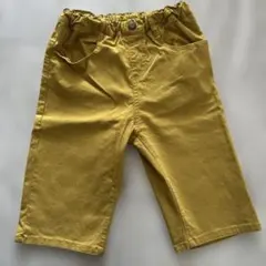 DILASH ディラッシュ　ハーフパンツ　130 ストレッチ　カラシ　マスタード