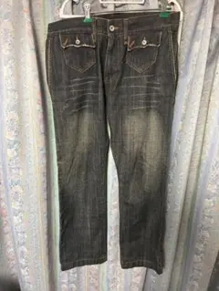 archive y2k ブラックフレアデニム