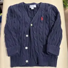 Ralph Lauren ネイビー カーディガン 80
