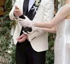 ウェディンググローブ 2点セット 挙式 結婚式のサムネイル