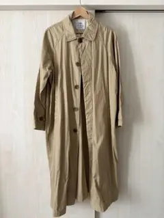 coen ステンカラーコート ベージュ