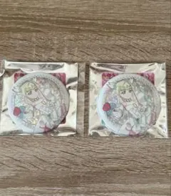 映画キミとアイドルプリキュア　ホログラム缶バッジ　キュアズキューン　2個セット