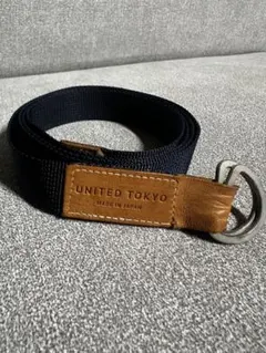 UNITED TOKYO ネイビー ベルト