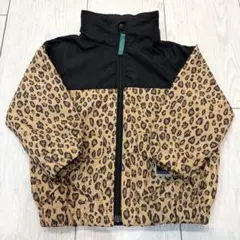 BREEZE　ブリーズ　ヒョウ柄　ウィンドブレーカー　薄手ジャケット　100