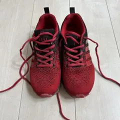 ボーイズ レッド/ブラック スニーカー Keep running