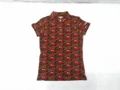 未使用 ジャックバニー ゴルフウェア レディース 半袖ポロシャツ Mサイズ ●