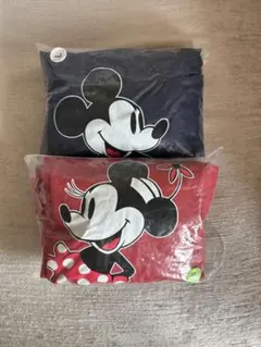 東京ディズニーリゾートレインポンチョ2枚セット ネイビー レッド