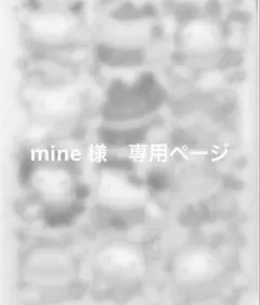 mine 様　専用ページ