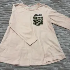 ANAP ピンク 長袖ワンピース