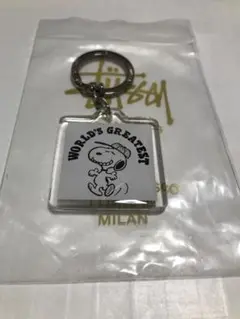 スヌーピー アクリルキーホルダー Stussy