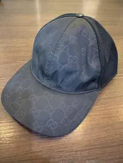 GUCCI GG柄 メッシュキャップ ブラック
