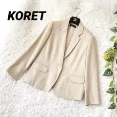 コレット◆シングルボタン テーラードジャケット 入学 入園 フォーマル ベージュ
