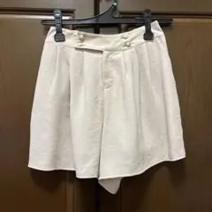 Rue de Bles クリーム色ショートパンツ