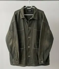 こ*う様 ステッチデザイン カバーオール オリーブ