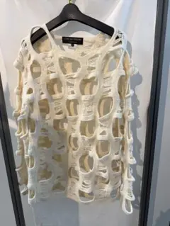 コムデギャルソン　オムプリュス　ニットトップス