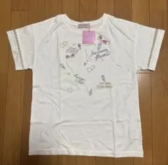 メゾピアノ アイスクリーム柄 Tシャツ L(160)