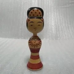 佐藤武修工人　創作こけし 伝統工芸品 木彫り 人形　工芸品のサムネイル