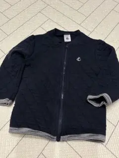 プチバトー　ネイビー キルティング ベビーアウター 24m/86cm