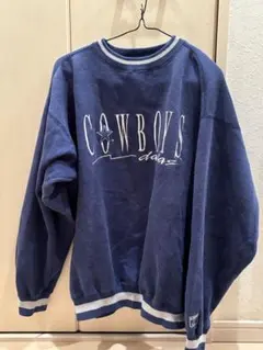 Logo 7 COWBOYS スウェット Lサイズ ネイビー